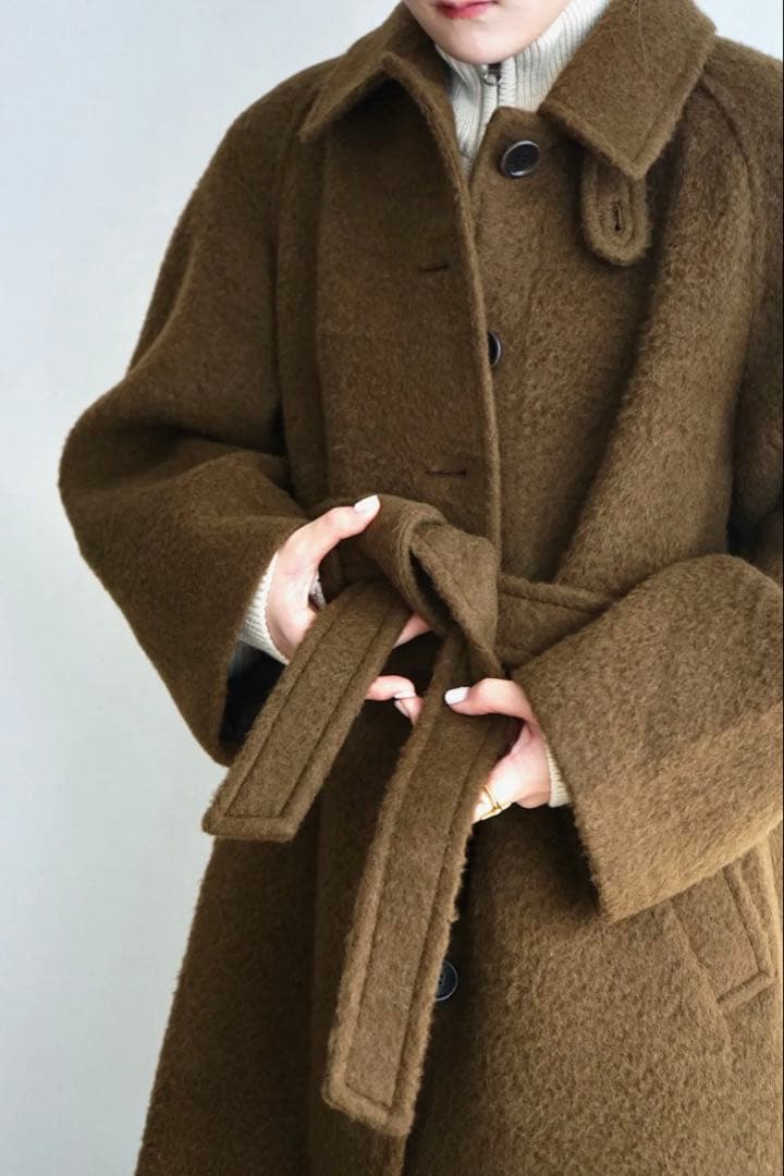 新品未使用 AMOMENTO アモーメント　Alpaca Raglan Coat