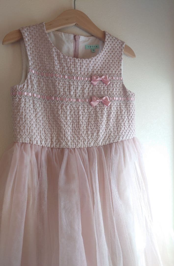 【TOCCA】120cmフォーマルチュールワンピース