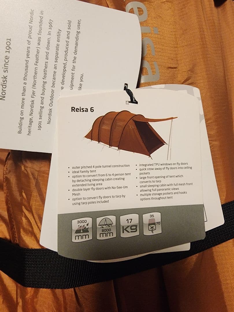 NORDISK ノルディスク レイサ6テント