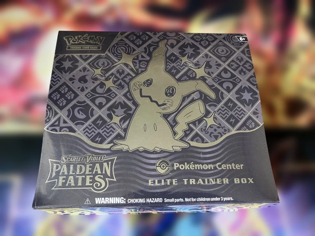 ポケモンカード　英語版　paldean fates etb ポケモンセンター限定