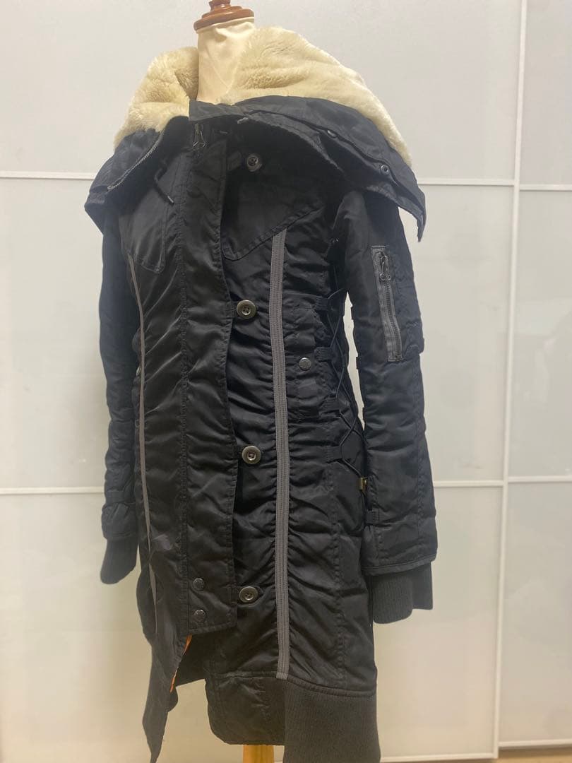 AVIREX N-3B モッズコート Mサイズ アヴィレックス 黒　レースアップ