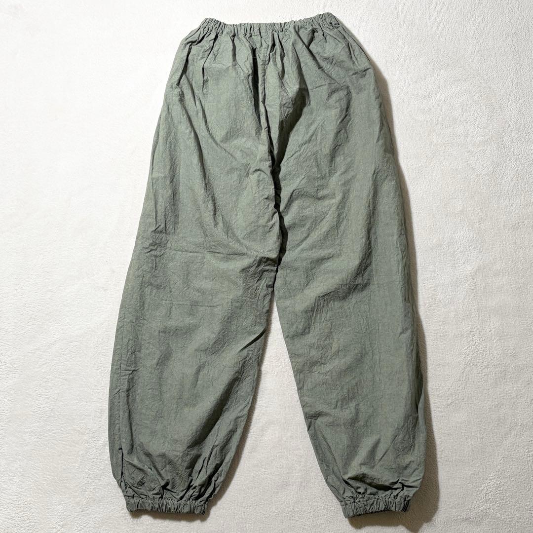 中川政七商店　タイプライター生地のもんぺパンツ　コットンリネン　ゆったり　L