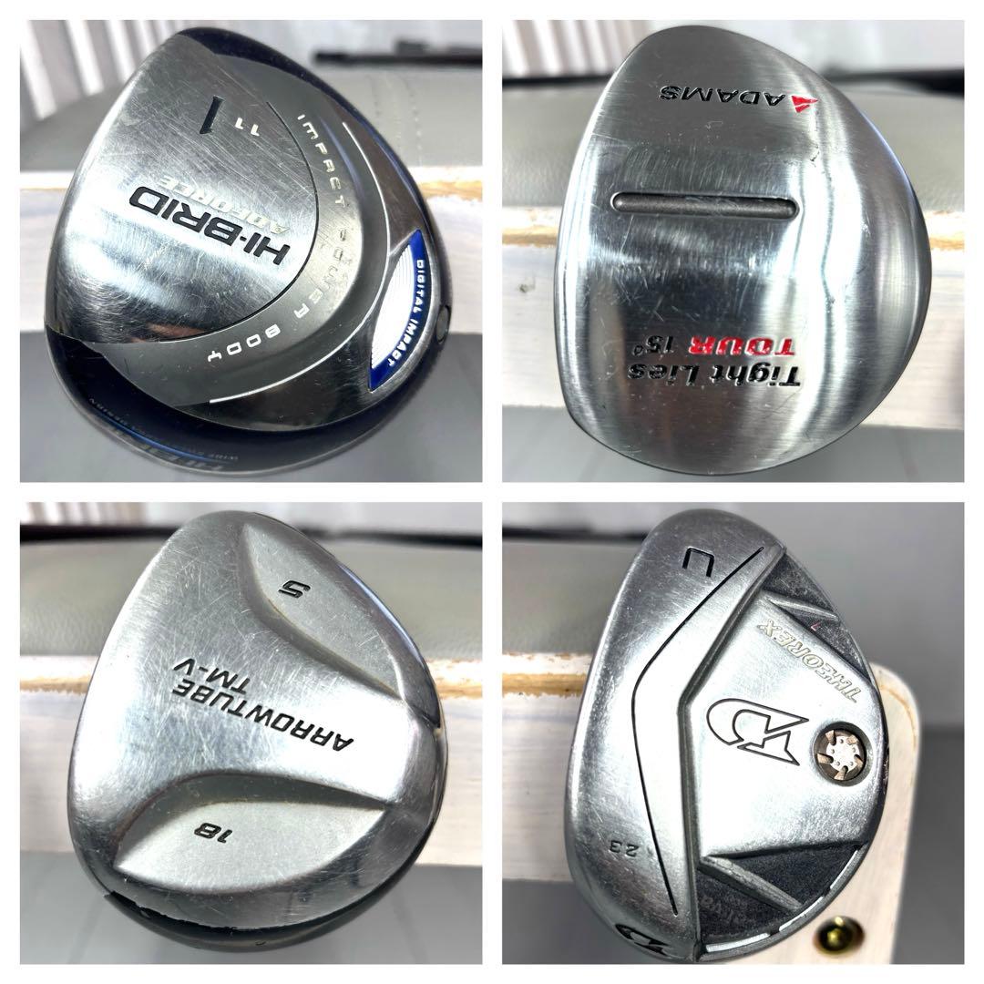 本格派 メンズゴルフクラブ 13本 フルセット ゴルフセット お試しセット