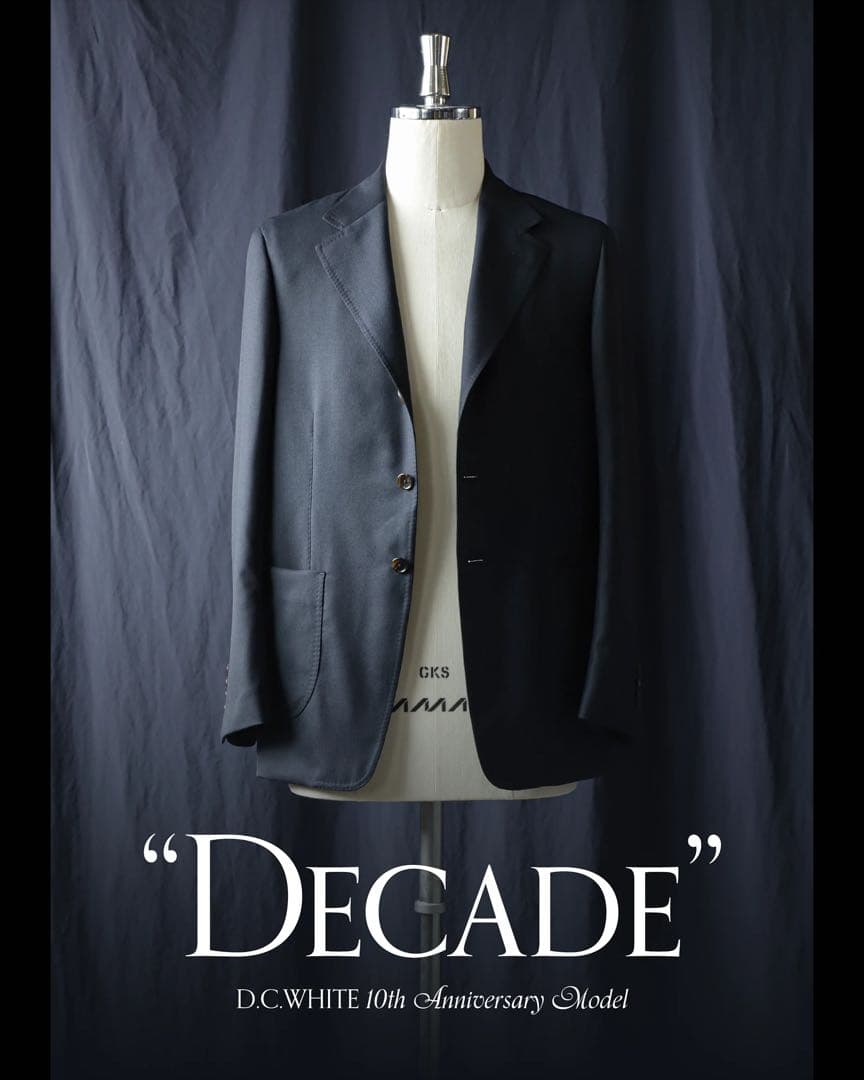 【新品未使用】D.C.WHITE Decade ネイビー 46
