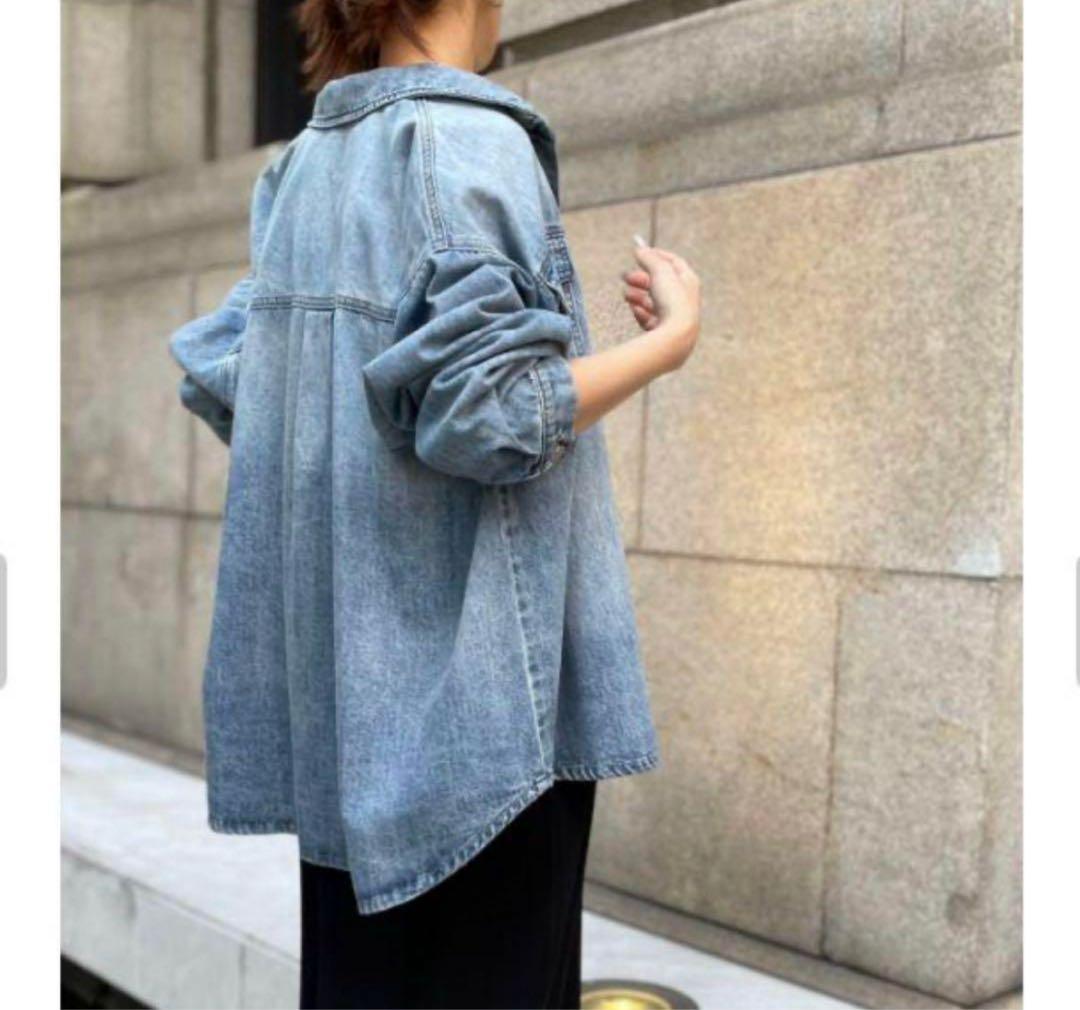 【新品タグ付き】cafune カフネ デニム オーバーシャツ ジャケット