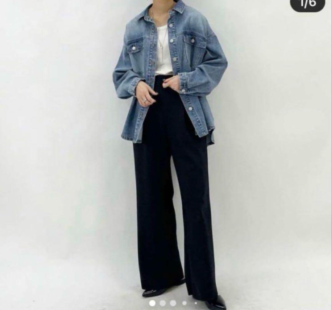 【新品タグ付き】cafune カフネ デニム オーバーシャツ ジャケット