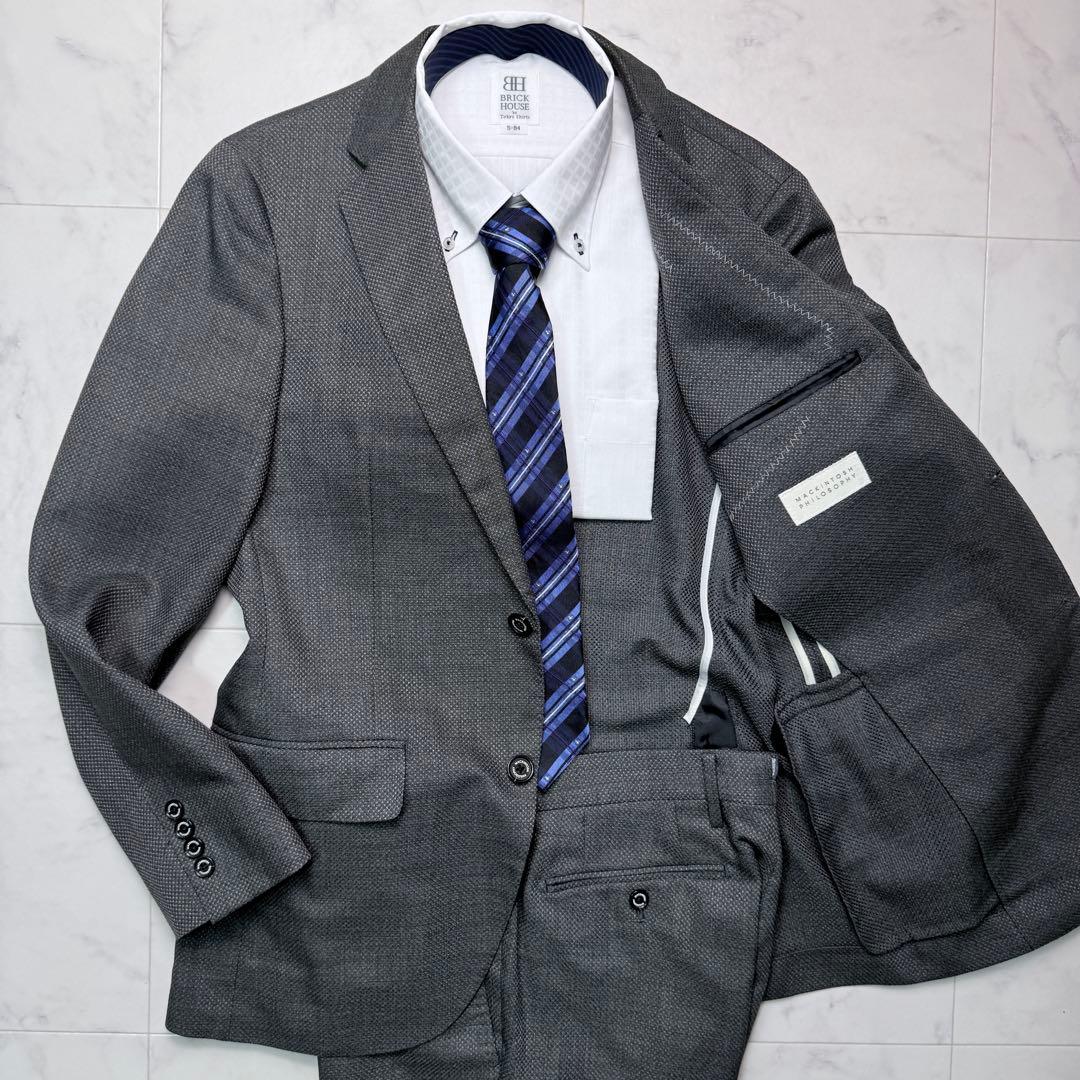 美品 MACKINTOSH スーツ セットアップ チェック Lサイズ