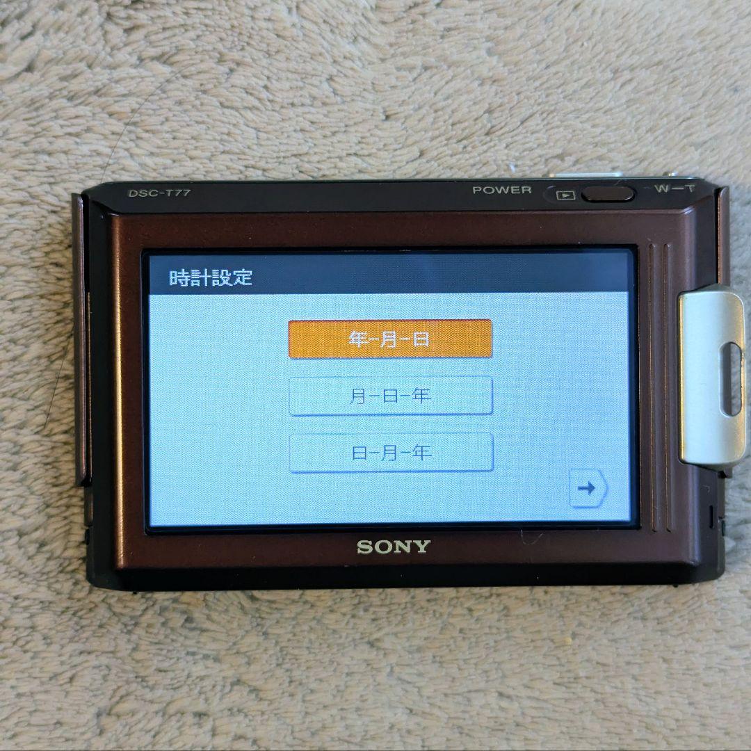 ソニー SONY Cyber-shot DSC-T77 ブラウン