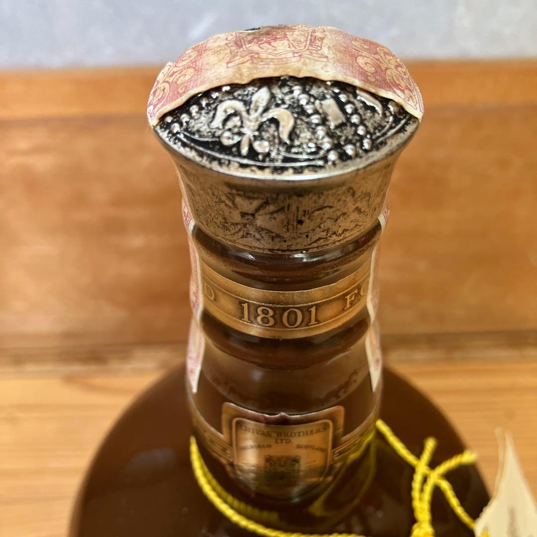 【未開栓】 SALUTE ロイヤルサルート 21年 茶陶器 973g