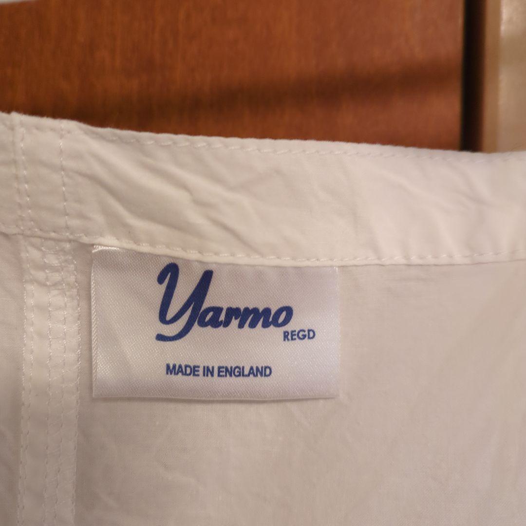 yarmo ヤーモ ビブエプロンドレス 白