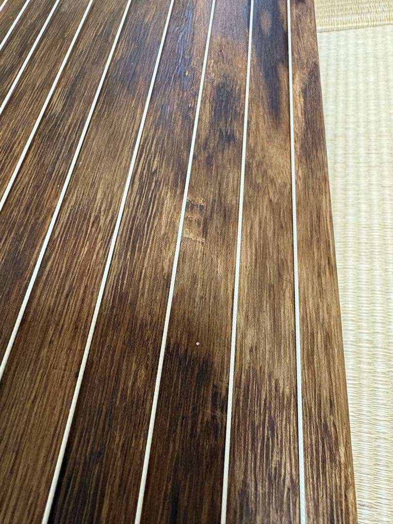 角巻 並甲 すだれ彫 蒔絵装飾 13絃箏（琴）猫足 付属品多数 練習用