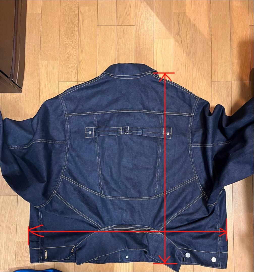 Eve衣装色違いbeautiful people ダブルエンドデニムブルゾン40