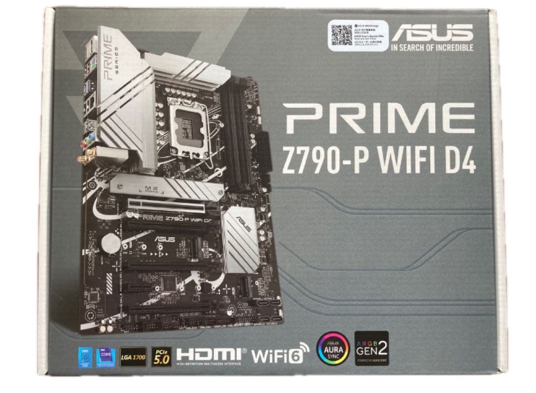 ☆新品未開封品☆ASUS PRIME Z790-P WIFI D4 マザーボード