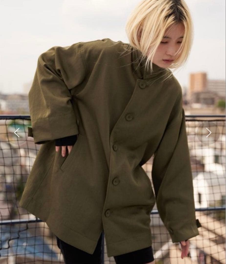 enof twill coat イナフ　ナイロンジャケット