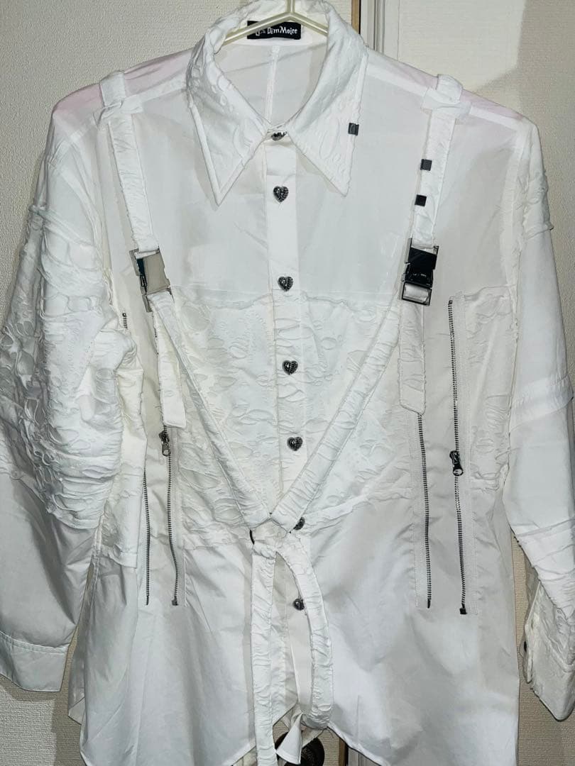 dimmoire 監禁ハーネスシャツ White