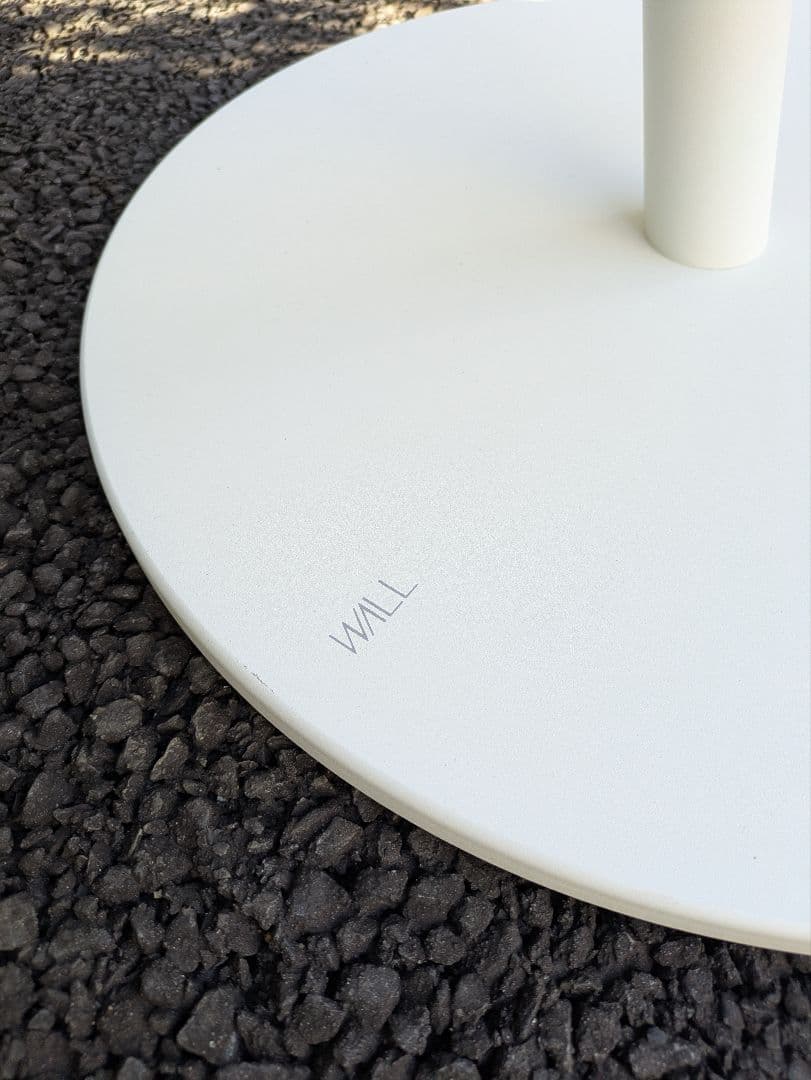 Wall ホワイト スタンド式テレビ台 円形ベース