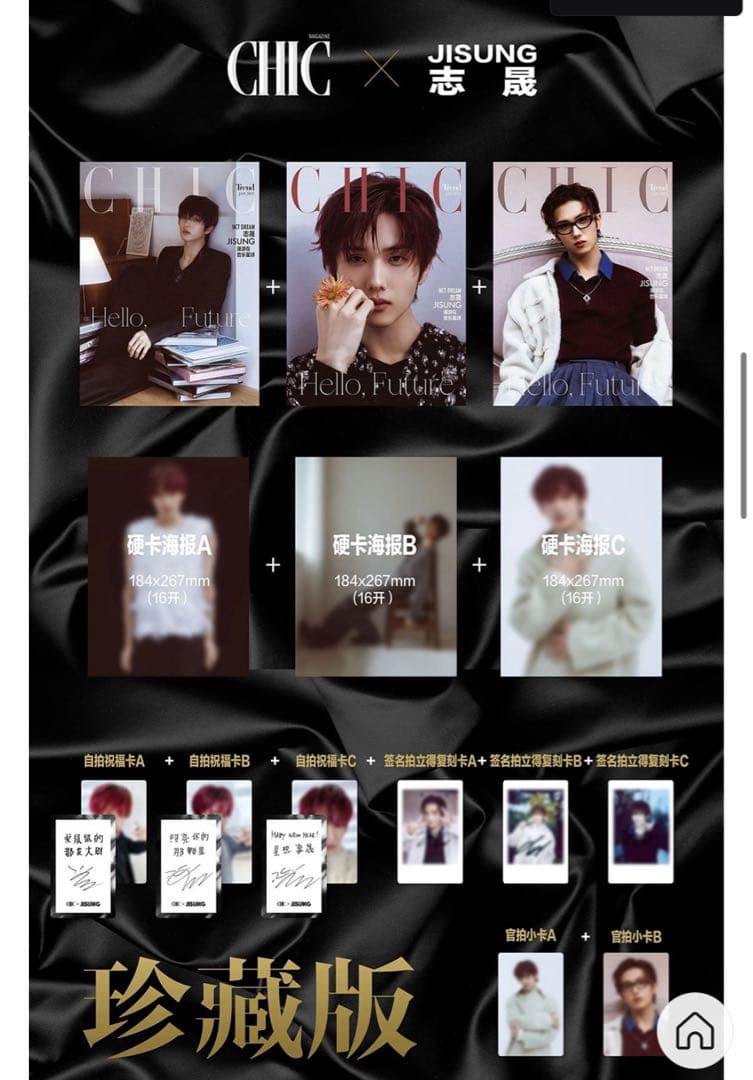 NCTDREAM チソン 中華 雑誌 トレカ CHIC