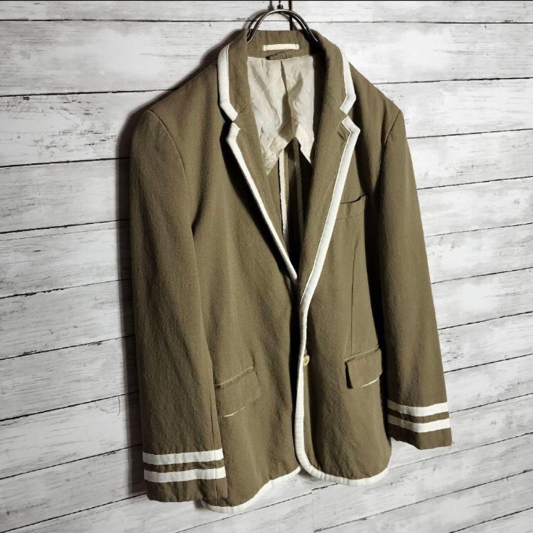 AD07 コムデギャルソンオムプリュス テーラードジャケット バイカラー ウール