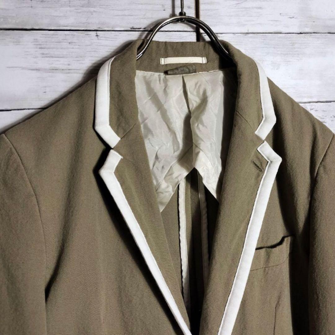 AD07 コムデギャルソンオムプリュス テーラードジャケット バイカラー ウール