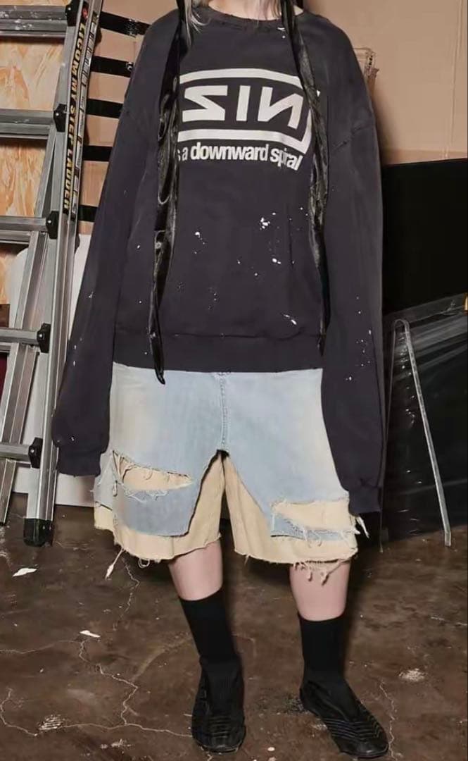 パンツ project G/R LAYERED SKIRT SHORTS 1