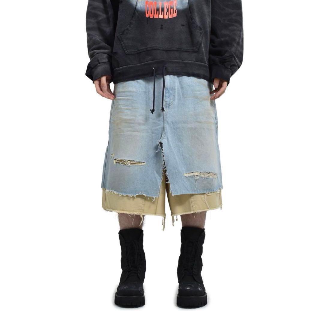 パンツ project G/R LAYERED SKIRT SHORTS 1