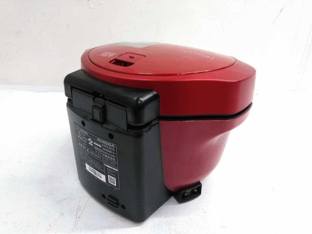 SHARP 水なし自動調理鍋 ヘルシオ 2.4Lタイプ KN-HW24G-R ♪