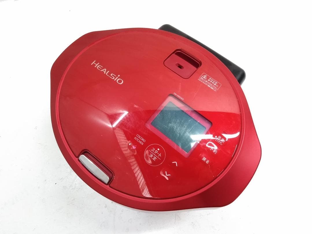 SHARP 水なし自動調理鍋 ヘルシオ 2.4Lタイプ KN-HW24G-R ♪