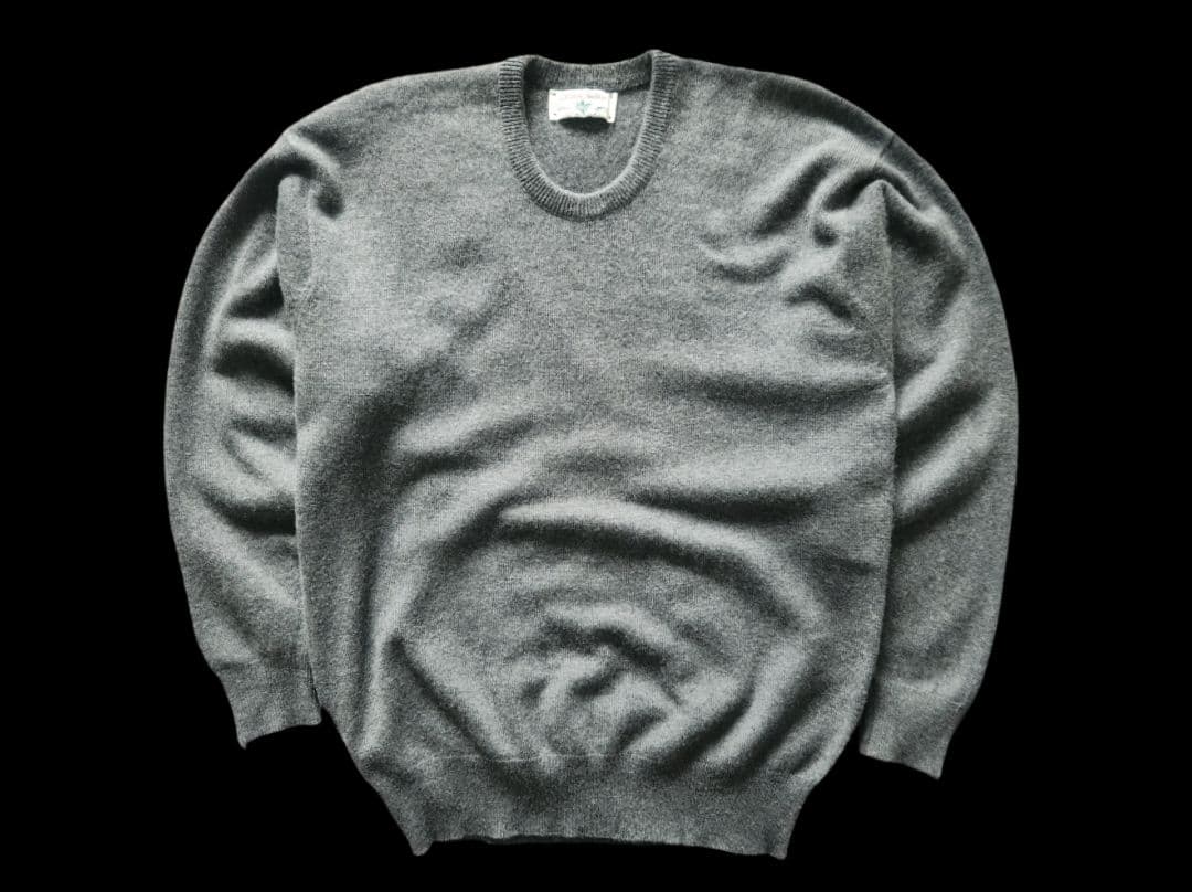 トップス 90s Scottish Pure Cashmere Sweater Gray