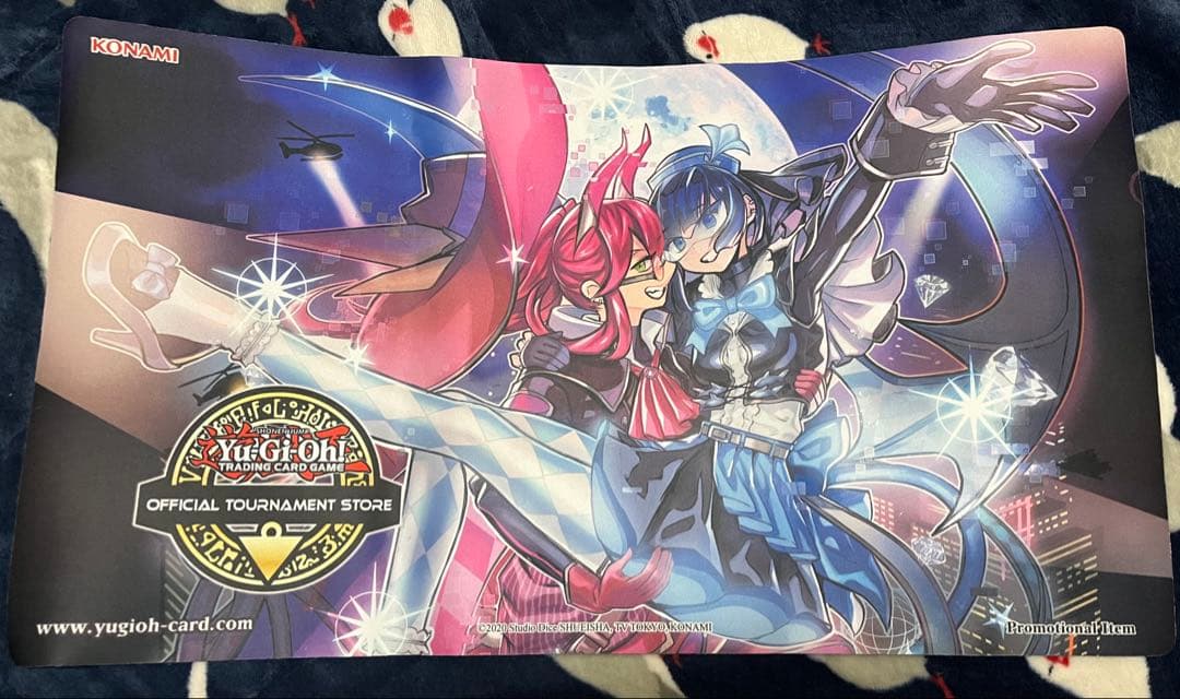 中古　遊戯王　Evil★Twins キスキル・リィラ　プレイマット　イビルツイン