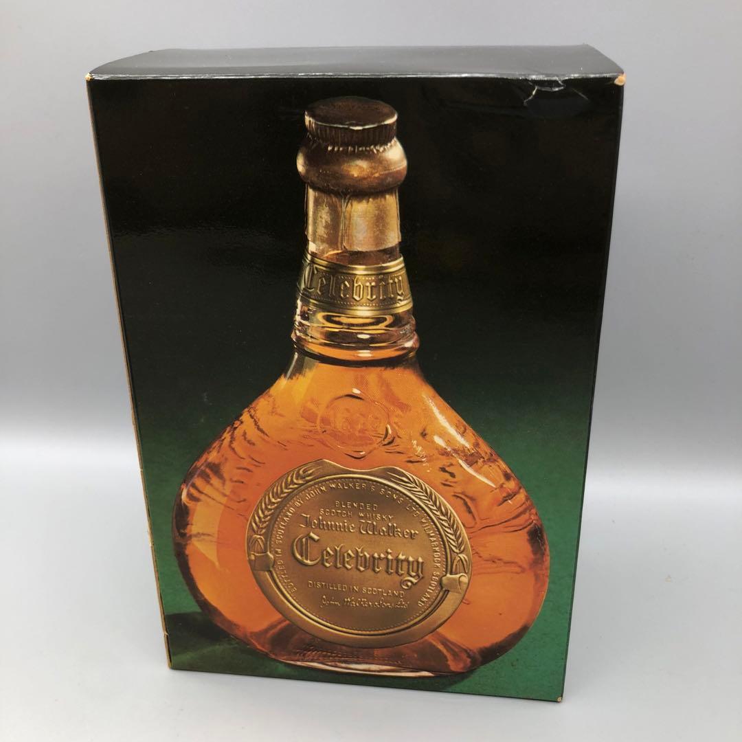 未開栓ジョニーウォーカースウィングボトルセレブリティラベルスコッチウイスキー古酒