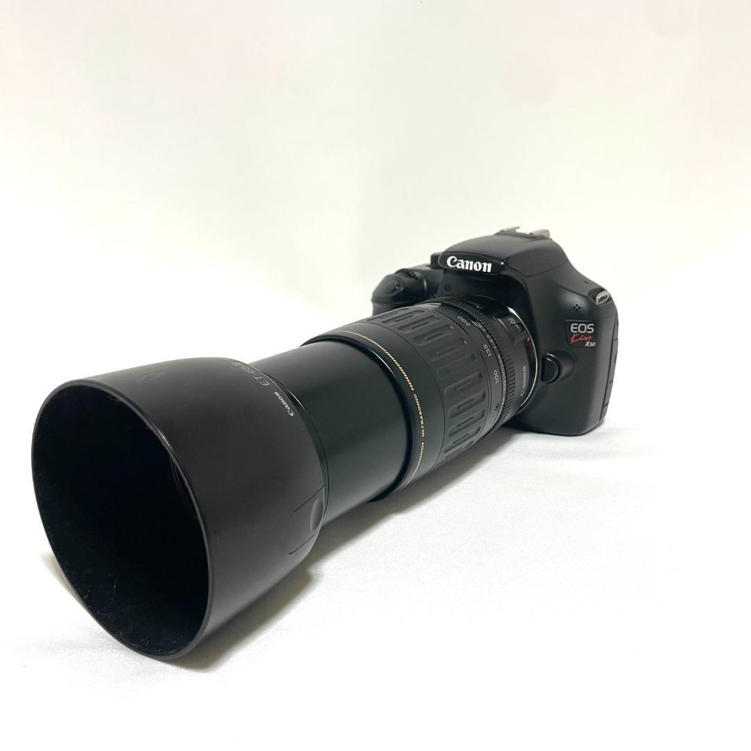 遠くの被写体も鮮明✨ Canon EOS Kiss X50 超望遠レンズセット