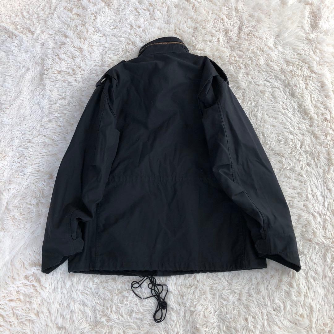 アルファインダストリーズ　ミリタリージャケット　ブラック黒M-65