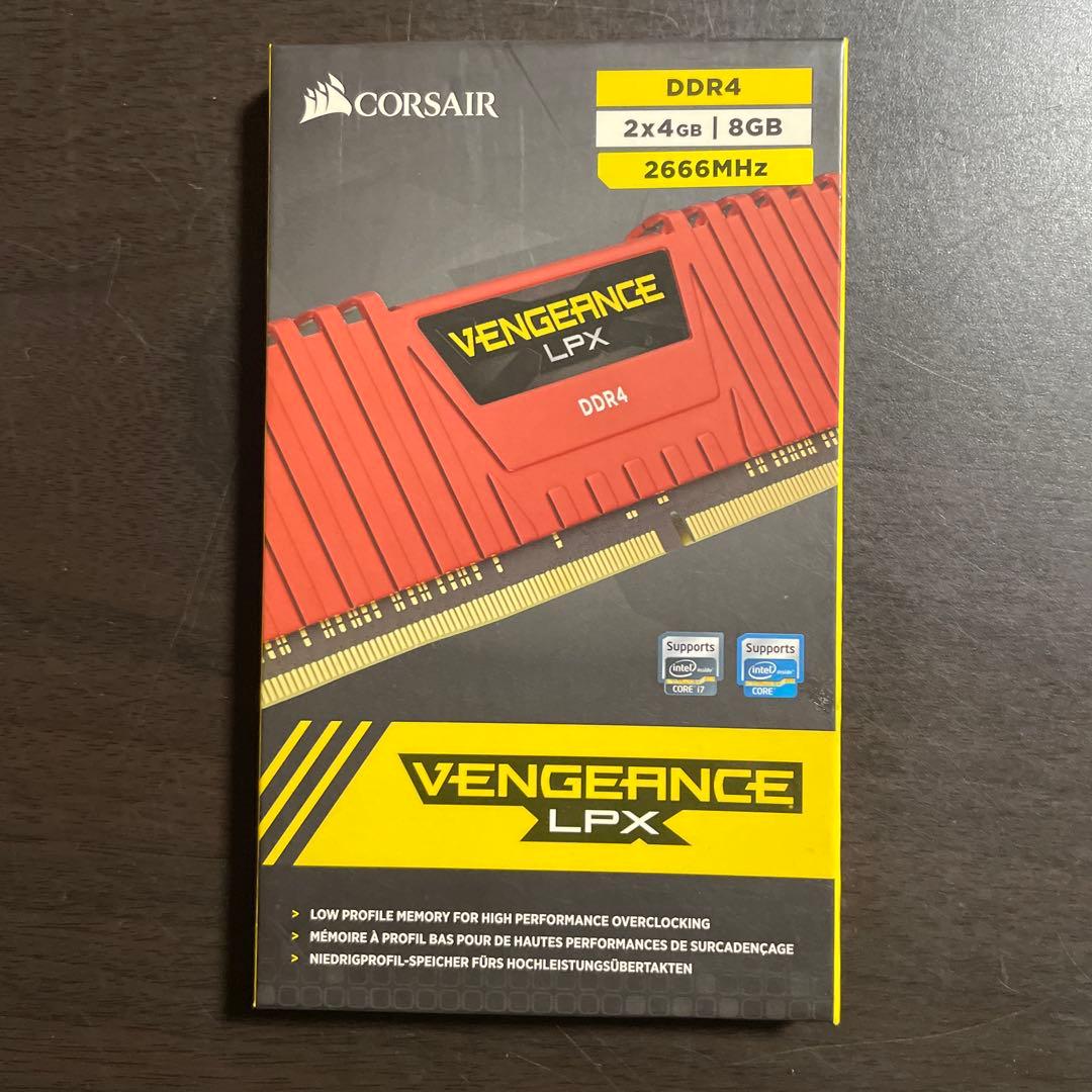 CORSAIR VENGEANCE LPX DDR4 8GB (4GB×2)
