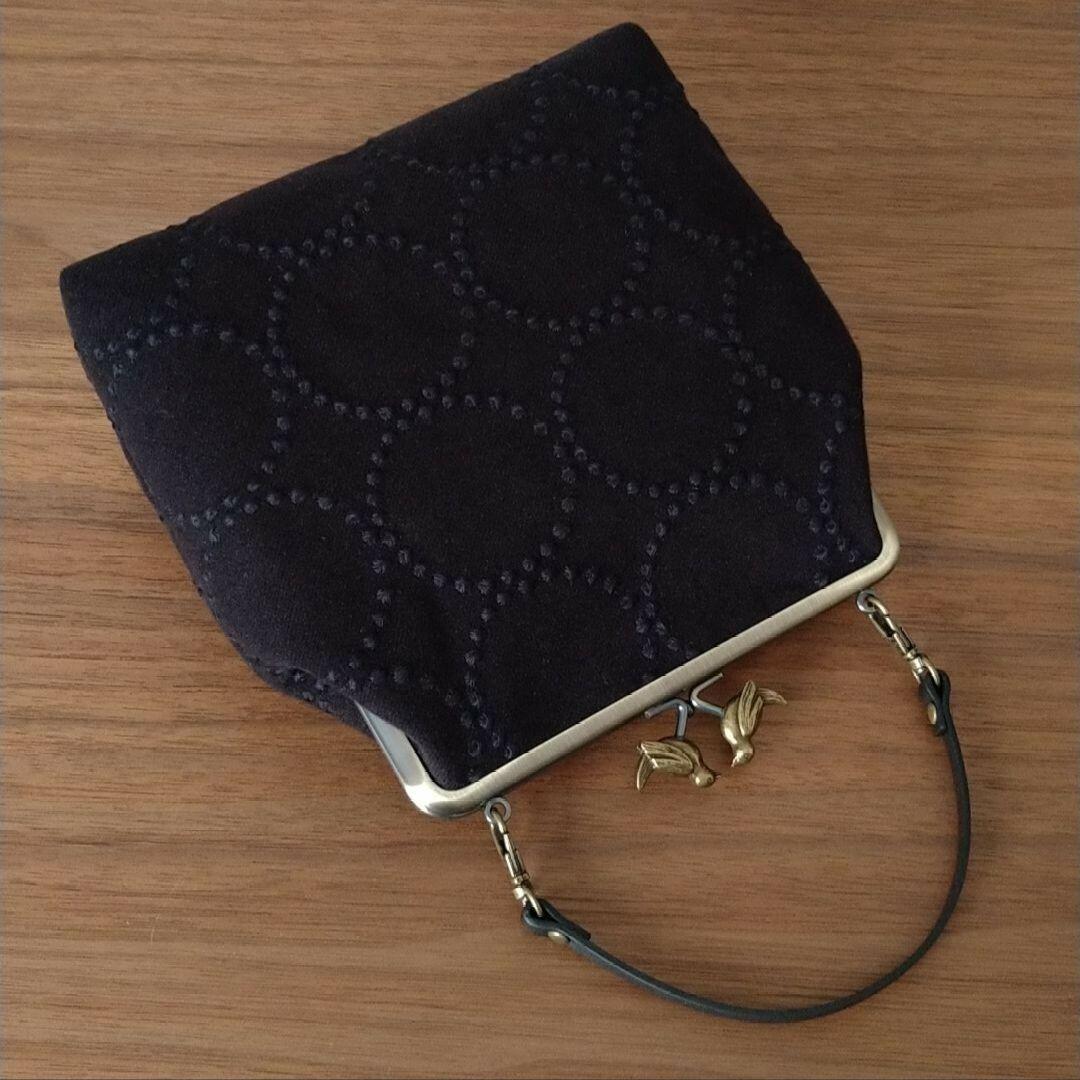 【専用です】小鳥の口金 セレモニーがま口バッグ☆ミナペルホネン ハンドメイド