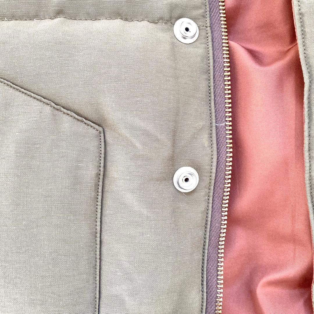 SUGAR CANE シュガーケーン　ダウンベスト　M オリーブ　キャメル