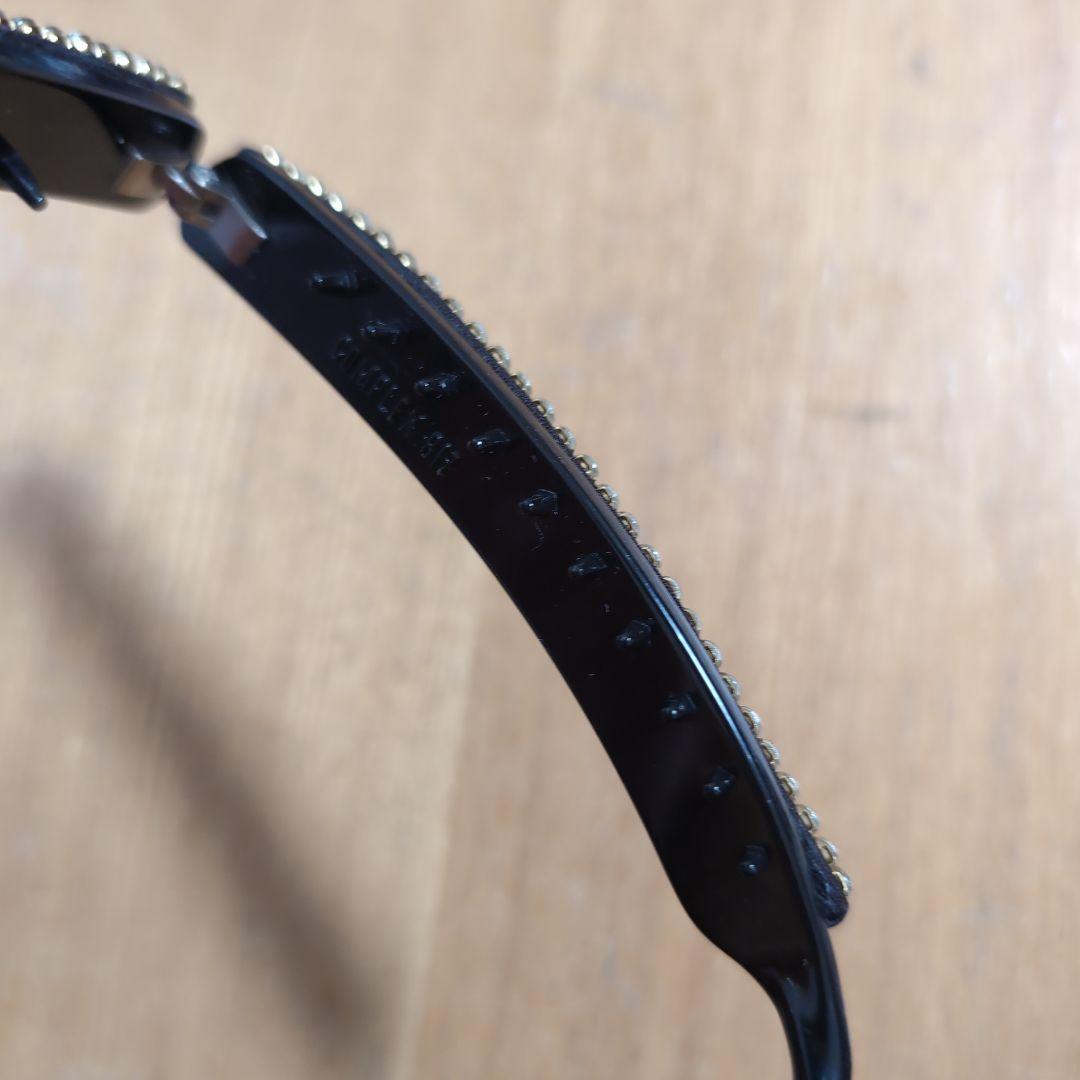 コンプレックスビズ クリスタルメッシュバナナクリップ クリア