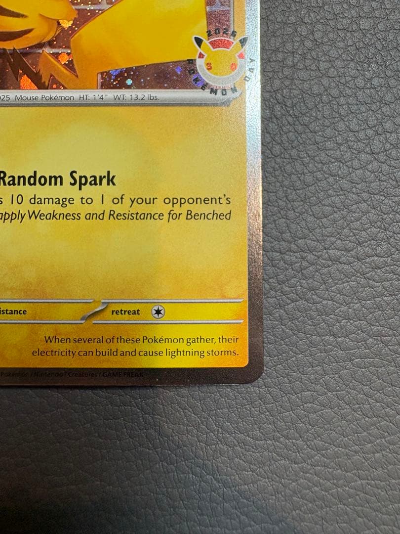 ポケモンデイ2026 海外版ピカチュウプロモカード、