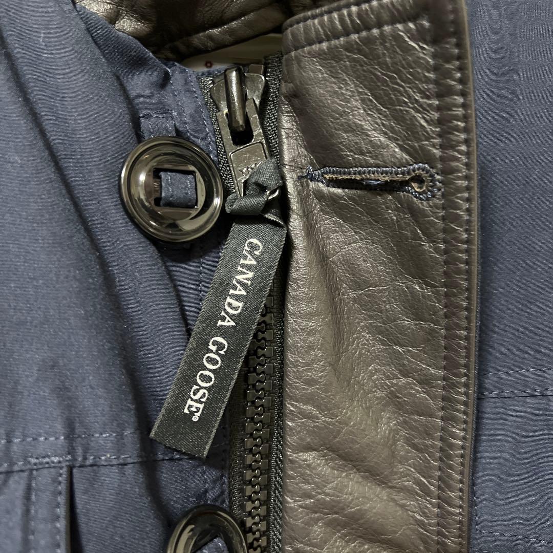 の*り様 カナダグース　バンフパーカ　ネイビー　M