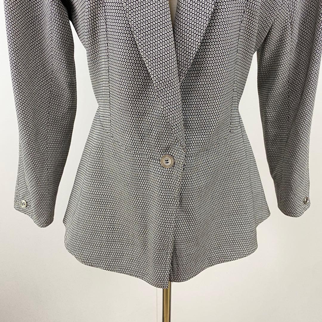 美品 GIANNI VERSACE ヴィンテージ テーラードジャケット シルク混