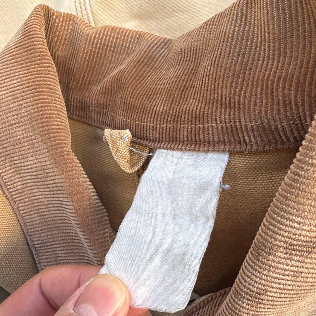 希少 90s カーハート ミシガンチョアコート カバーオール 裏地なし フェード