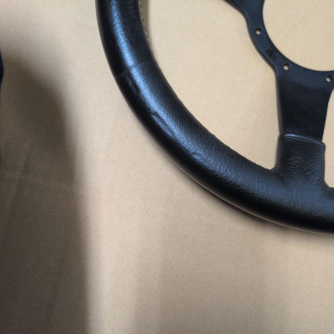 モトリタ　１３インチ　ブラック ステアリングホイール