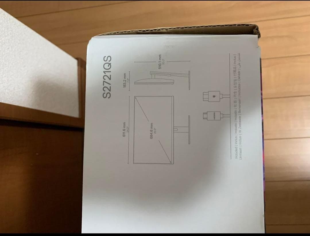 Dell s2721qs 27インチ　4Kモニター　美品