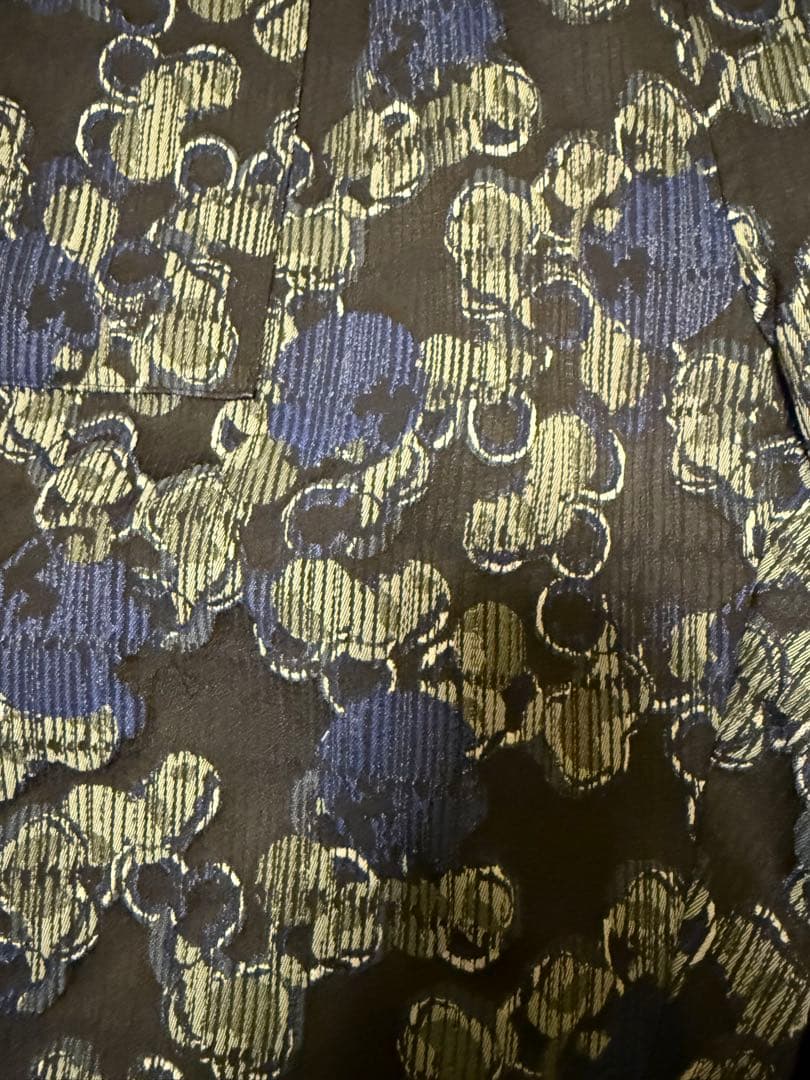 ヘンリックヴィブスコフ　花柄スラックス 青と黒