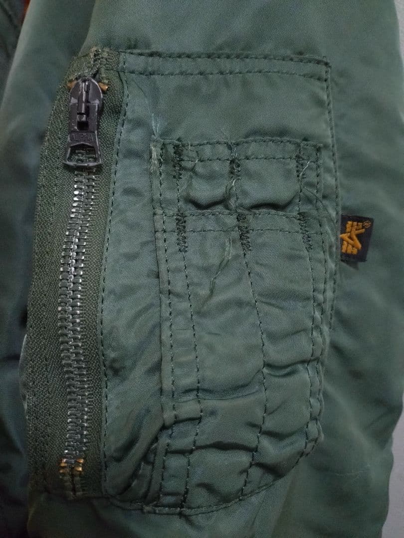 オーリー ALPHA MA-1フライトジャケット ヴィンテージ