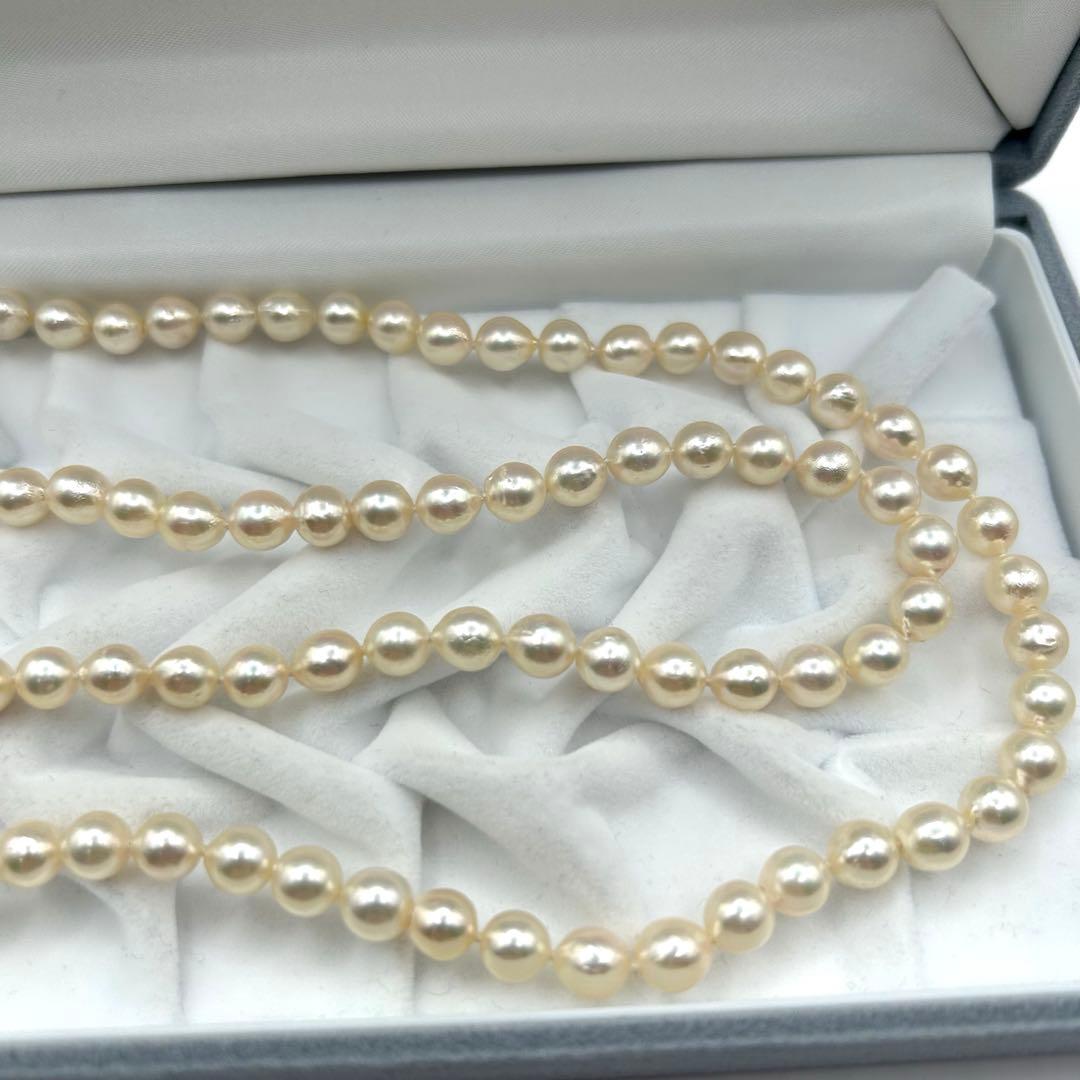 タサキ TASAKI ロングアコヤ真珠 アコヤパール あこや 本真珠 ネックレス