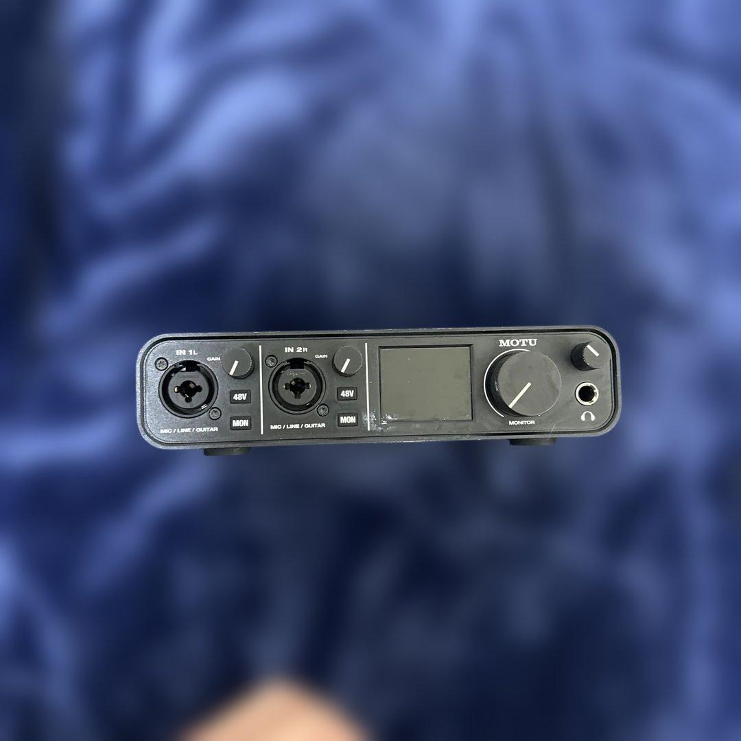 MOTU M2 オーディオインターフェイス & SONY モニターヘッドホン