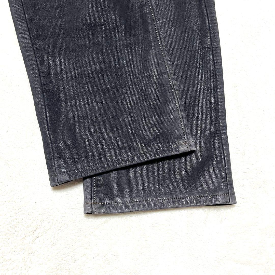 ★クシタニ★EXPLORER JEANS★5058★レザーパンツ★W32★黒★
