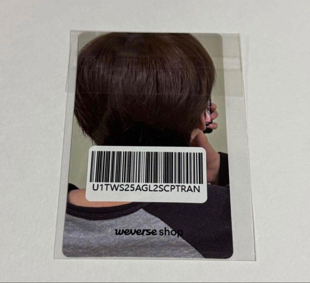 TWS comeback live カムバック トレカ 特典 シニュ 両面