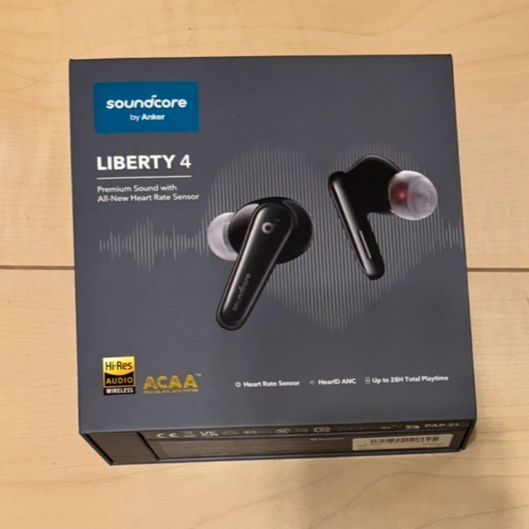 Anker Soundcore Liberty 4（ブラック／LDAC対応）