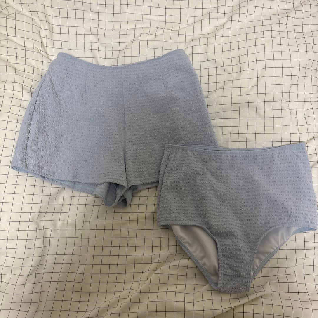 mystic シアーパーカー4SETスイムウェア ブルー Mサイズ